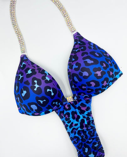 PRE ORDER - Multi Leopard blue/purple