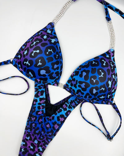 PRE ORDER - Multi Leopard blue/purple