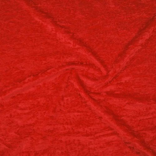 CV1001 Red Crushed Velvet